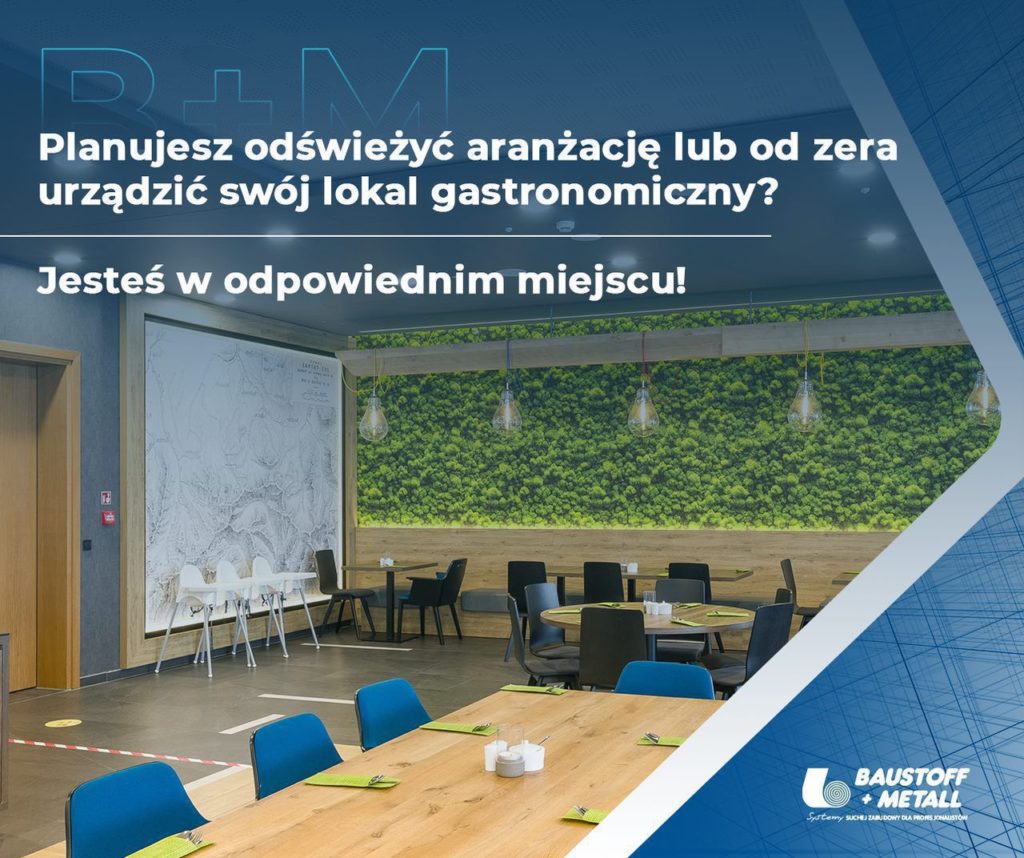 Materiały budowlane dla restauracji